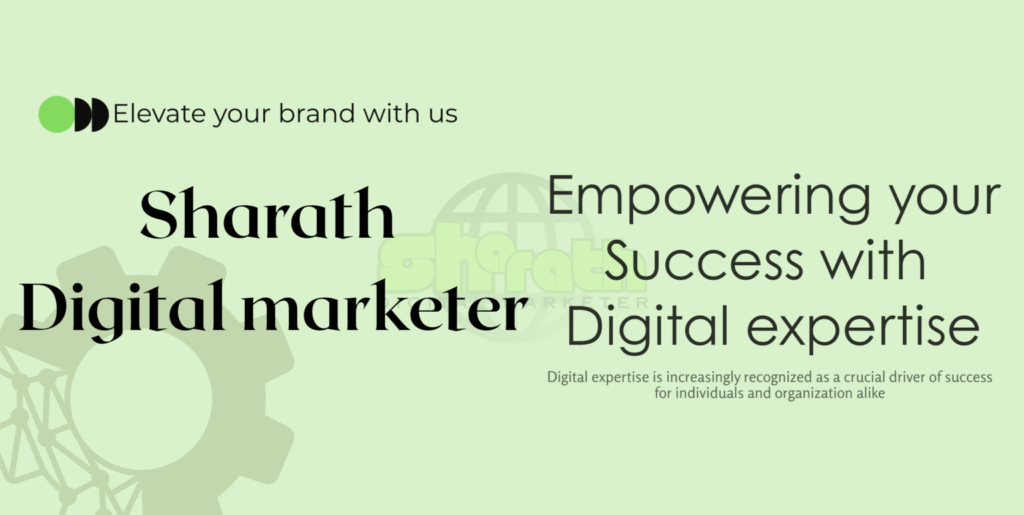 best digital marketing agency in mysore, sharath digital marketer